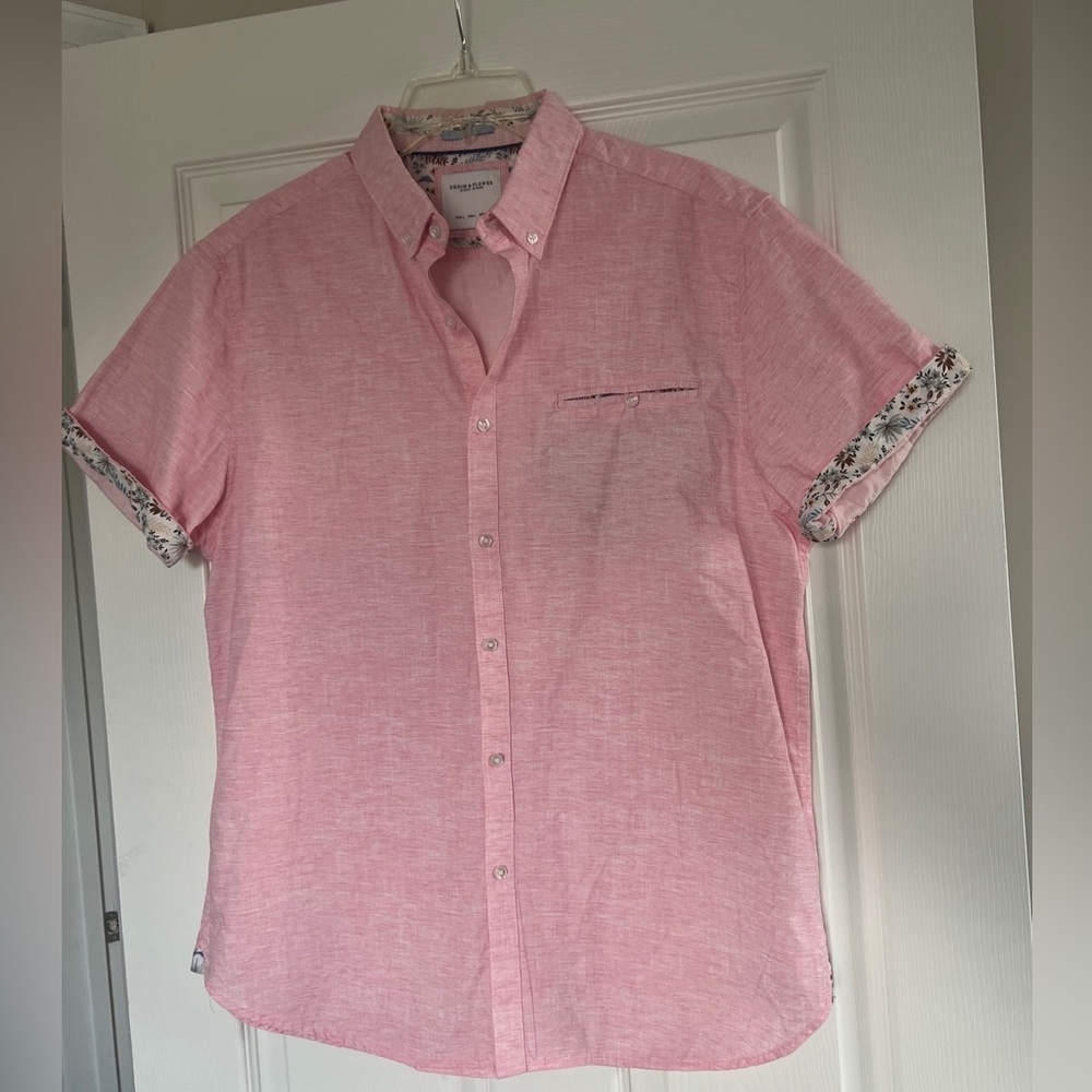 Denim & Flower Ricky Singh Pink Shirt L